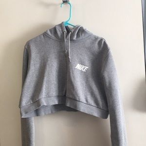 Hand cropped Nike pullover sweater
